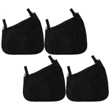12Pcs Black Stroller Hanging Storage Bags Portable Mesh Organizers