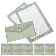 2Sets Retro Floral Stationery Writing Paper and Envelopes for Wedding