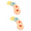 8Pièces Couvercles Silicone Etanches Design Cartoon Couleurs Multiples 6
