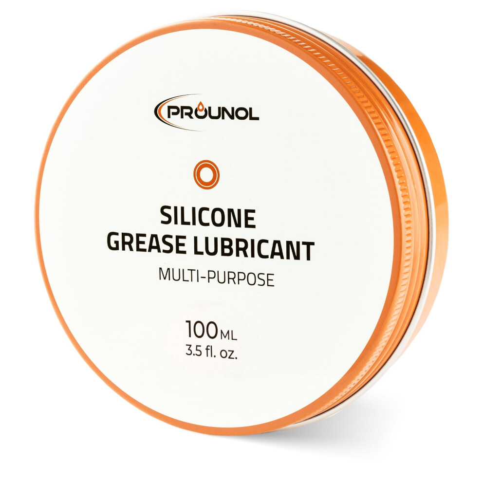 Prounol 100% Silicone Grease, General-Purpose Dielectric Paste, Waterproof Plumbers Grease (100Ml) 35410911