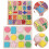 8 Sets Wooden Shape Alphabet Number Toy 10