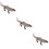 3Pcs Simulation Animal Figurine Realistic Reptile Lizard Toy Model 11