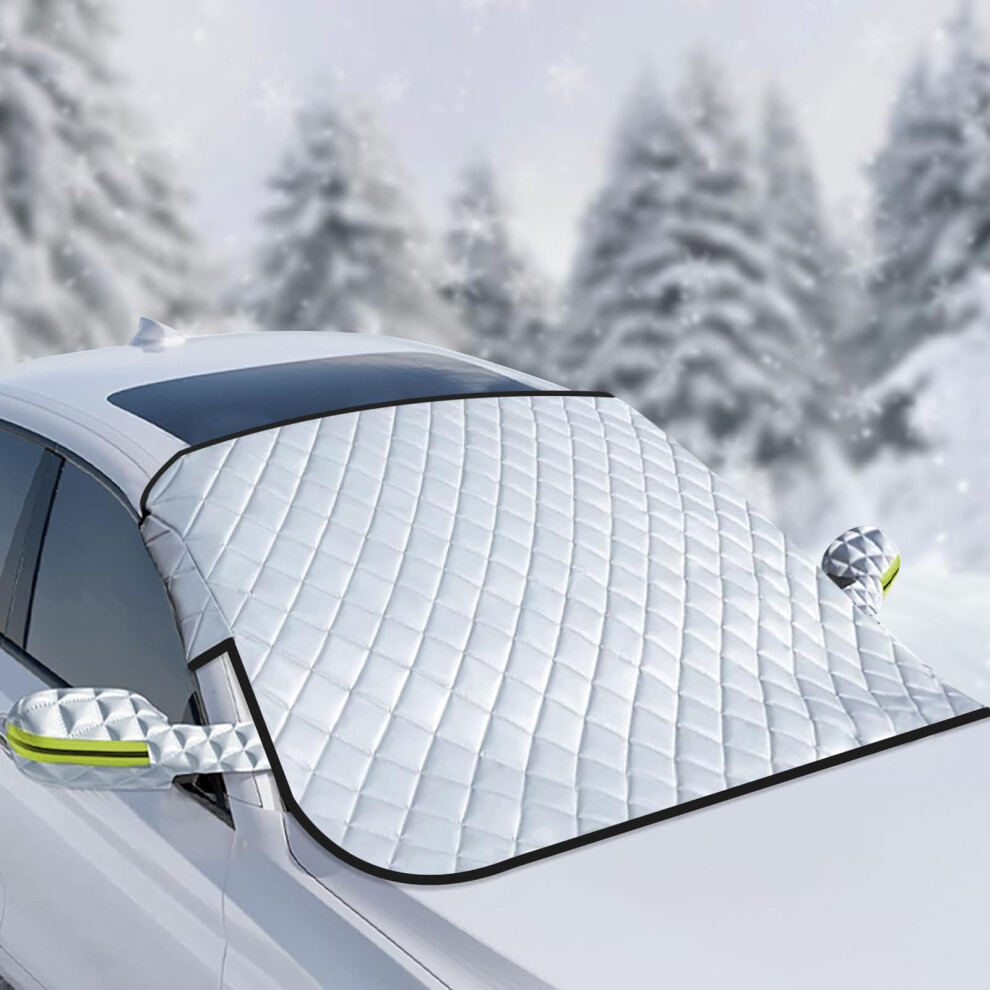 Windscreen Covers Frost, Car Windscreen Cover For Winter, Car Screen Cover Winter For Snow, Ice, Frost And Uv Protection, Car Frost Windscreen Cover 10166475