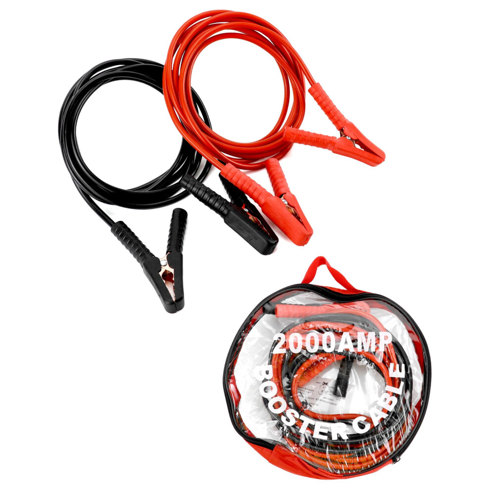 Qwork 4 Meters 2000Amp Heavy Duty Battery Jump Leads Booster Cables W 88594019