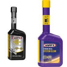 Wynn's 1831073 Professional Formula Diesel Particulate Filter Regenerator & Cleaner DPF Treatment & WY12264 Extreme Diesel System Fuel Injector Clean