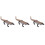 3Pcs Simulation Animal Figurine Realistic Reptile Lizard Toy Model 6