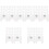 500 Pcs Silicone Led Bracket Plastic Decorate Outdoor 3