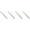 4Pcs Copper Dowsing Rod 12Mm Diameter Multifunction Tube 6