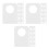 1500Pcs Transparent Self-Adhesive Hanging Tags PVC Pet Labeling Tabs 6
