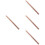 4Pcs Copper Dowsing Rod 12Mm Diameter Multifunction Tube 8