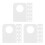 1500Pcs Transparent Self-Adhesive Hanging Tags PVC Pet Labeling Tabs 7