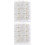 2 Pcs Waterproof Shower Cap Practical Bathing Caps Elastic 5