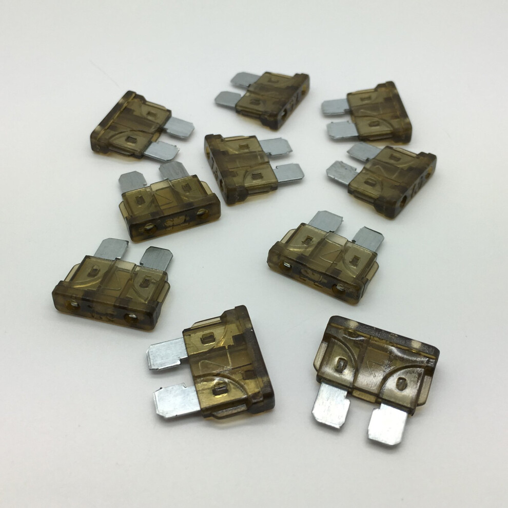 7.5A Standard Car Auto Blade Fuse 7.5 Amp Ato - Pack Of 10 91223333