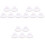 15Pièces Ventouses Blanches En Plastique Pour Maison, Support Durable 3