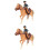 2 Sets Western Model Sand Table Child Animal Abs 5