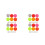 24Pcs PVC Reflective Volleyball Keychains Backpack Pendant 5