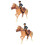 2 Sets Western Model Sand Table Child Animal Abs 7