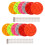 24Pcs PVC Reflective Volleyball Keychains Backpack Pendant 1