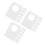 1500Pcs Transparent Self-Adhesive Hanging Tags PVC Pet Labeling Tabs 9
