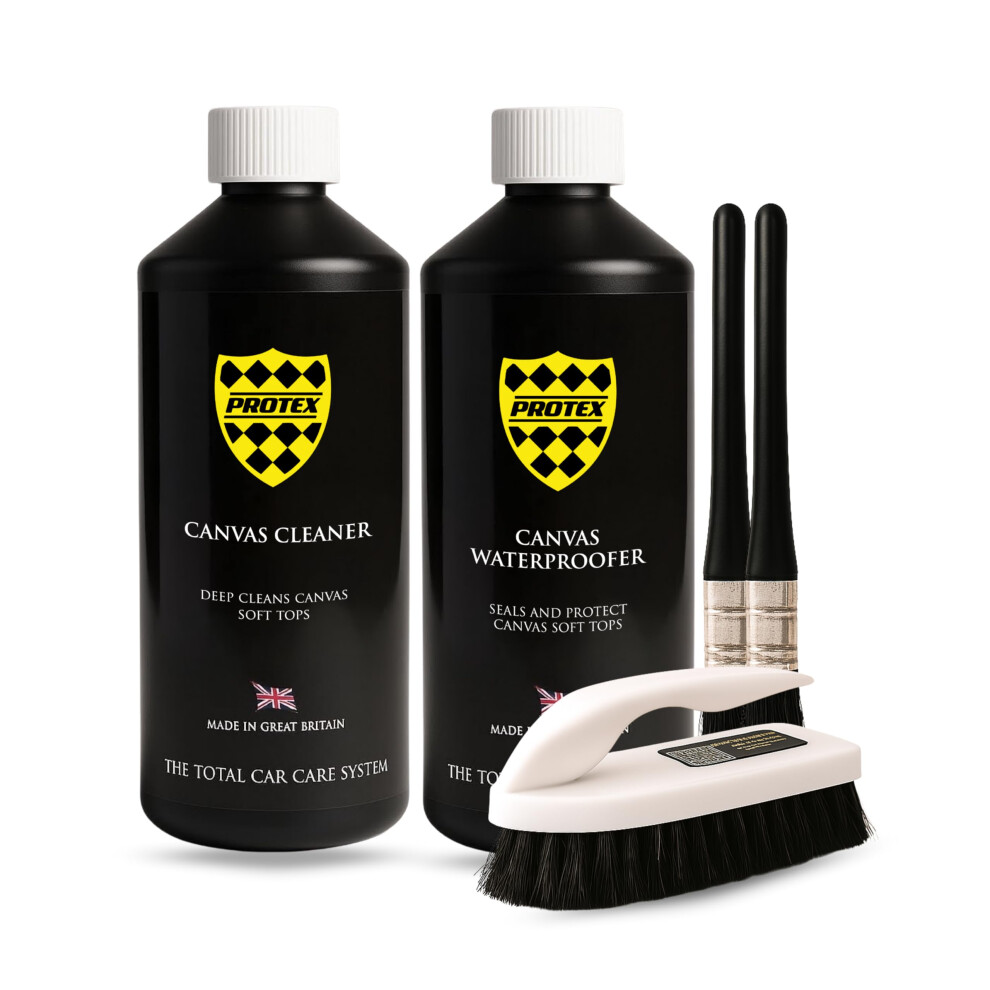 Protex Convertible Soft Top Care Kit With Canvas Cleaner & Waterproofe