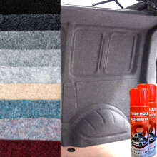 Vandalised- 4 Way Stretch Carpet Lining – for Camper/Van/Caravan - 9 Colours, Various Lengths with Glue (4:Smoke, 3meter x 2meter 3xGlue)