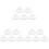 15Pièces Ventouses Blanches En Plastique Pour Maison, Support Durable 2
