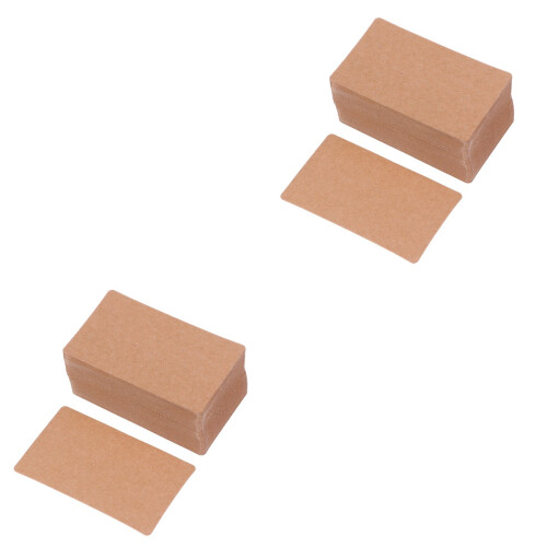2 Count Business Cards Blank Message Word Greeting 2