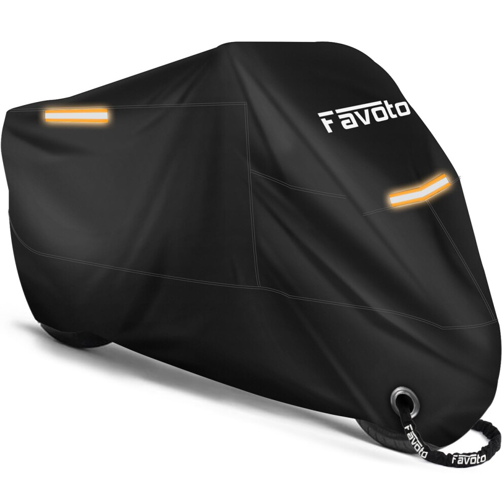 Favoto Motorbike Cover Waterproof Motorcycle Cover Outdoor Oxford Fabric Xxl Indoor Uv Protection Dustproof Windproof For Outside Storage Scooter Cyc 41821589