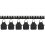 45Pcs Disposable Aprons Black Non-Woven Fabric Multi-Use Cooking Bbq 6
