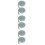 6Pcs Multifunctional Bed Wedge Pillow Grey Soft Fabric 5
