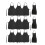 45Pcs Disposable Aprons Black Non-Woven Fabric Multi-Use Cooking Bbq 2