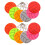 24Pcs PVC Reflective Volleyball Keychains Backpack Pendant 2