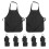 45Pcs Disposable Aprons Black Non-Woven Fabric Multi-Use Cooking Bbq 1