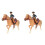 2 Sets Western Model Sand Table Child Animal Abs 2