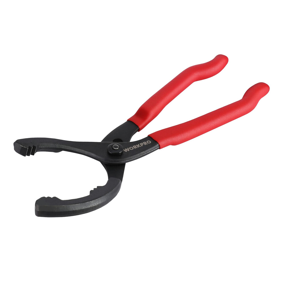 Workpro 12" Adjustable Oil Filter Pliers, Wrench Adjustable Oil Filter Removal Tool, Ideal For Engine Filters, Conduit, & Fittings 36178551