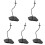 5Pcs Lightweight Adjustable Doll Stand Black ABS Iron Support Base 4