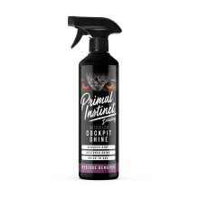 Primal Instinct - Car Interior Cockpit Shine Spray - Dashboard Cleaner for Vinyl, Plastic & Trim - Silicone-Free Interior Detailer Easy Spray-On - Du