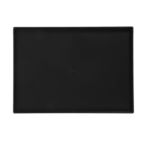 2Pcs Versatile Black Plastic Projector Stand Tray for Office and Home