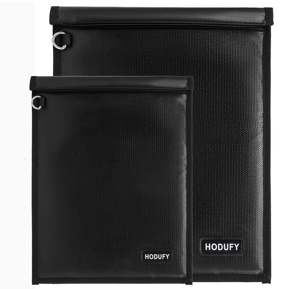 2 Pack Faraday Bag For Laptops & Tablets, 20"X15" And 15"X10" Faraday Pouch For Car Keys, Fireproof Waterproof Signal Blocker 53033253