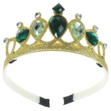 3St Gouden Tiara Hoofdbanden Voor Plastic Feest Accessoire