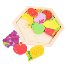 3 Sets Cartoon Wooden 3D Puzzle For Kids Educational Toy