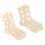 8 Pcs Wood Sock Blockers Adjustable For Knitting Crochet Display 1