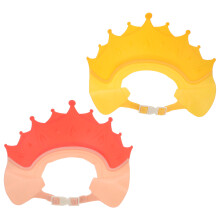 10Pcs Adjustable Baby Bath Hat Soft Plastic Comfortable Fit for Kids