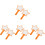 Train Track Switch Pieces 2pcs Wooden Double Pin Multi Directional Connectors For Cognitive Development And Expandable Model Train Sets 3