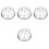Loose-Leaf Shell Binder Binder Notebook Cover Reusable Office Document Folder Organizer For Household 4