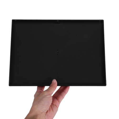 2Pcs Versatile Black Plastic Projector Stand Tray for Office and Home 2