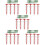 5Sets Plastic Seed Planter Tool Assorted Colors Handheld Garden Seeder 9
