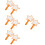 Train Track Switch Pieces 2pcs Wooden Double Pin Multi Directional Connectors For Cognitive Development And Expandable Model Train Sets 8