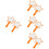 Train Track Switch Pieces 2pcs Wooden Double Pin Multi Directional Connectors For Cognitive Development And Expandable Model Train Sets 7