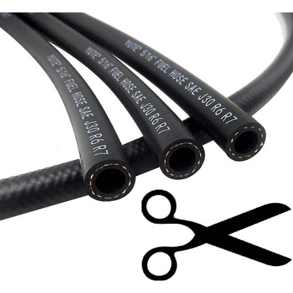 Mail More Heavy Duty Braided Fuel Horse - Reinforced Pipe For Petrol, Diesel & Water (10Mm, 3M) 91292803